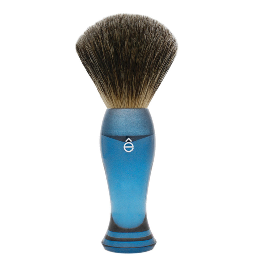eShave Shave Brush Blue - Fine Badger