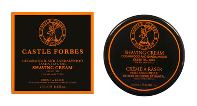 CF Shaving Cream 200ml - Cedar & Sandalwood