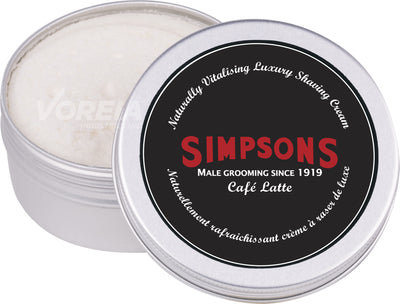 Simpsons - Shaving Cream 125ml -CafeLatt